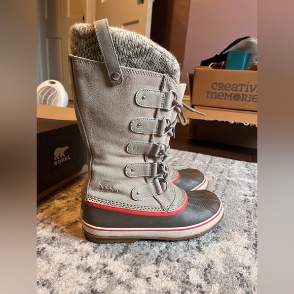 Sorel Womens “Joan of Arctic Knit” waterproof boots - Picture 7 of 8